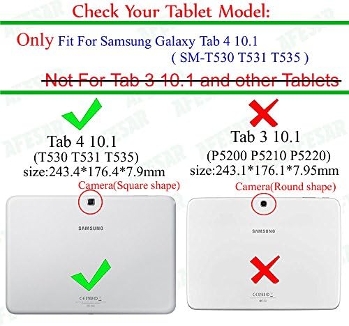 Kuesn SM-T530 T531 Smart Cover Case za Samsung Galaxy Tab 4 10.1 Tablet ultra tanki flip folio PU kožni štand sa magnetskim autopomirom