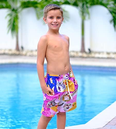 Alisister muške kupaće gaćice za malu plažu šorc na plaži džepovi elastični vezica 5-14 godina