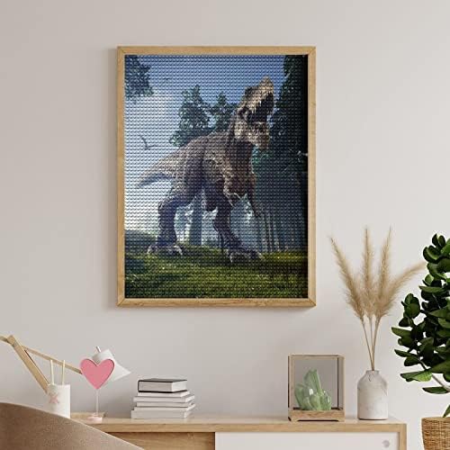 Tyrannosaurus Rex Custom Diamond Paints DIY Full Bušilica Personalizirana fotografija Slika za kućni zidni umjetnički dekor