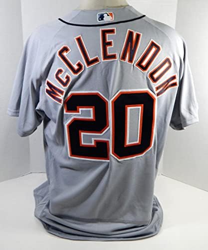 2019 Detroit Tigers Lloyd McClendon 20 Igra Izdana siva Jersey MLB 150 P 50 0 - Igra Polovni MLB dresovi