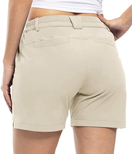 TBMPOY ženske kratke hlače za golf brzo suho sa 5 džepova koji se proteže atletski casual ljetno putovanje otporno na vodu
