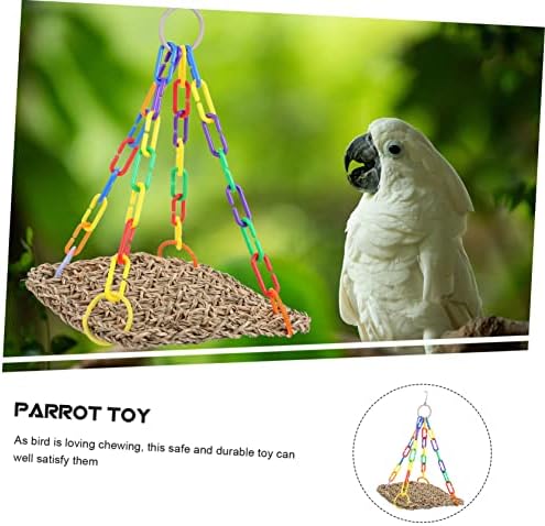 IPLUSMILE 5pcs Parrot Swing Jaulas Pajaros Periquitos Wiggles igračke Parrot igračke za ptice za ptice ptice ljuljačke igračke za
