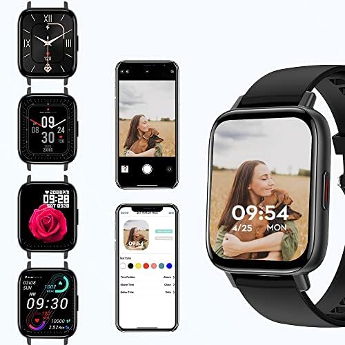 Pametni sat, 1,69 '' Screen Touch Screen Sport Smart Watch sa Bluetooth pozivom / Tekstu, monitorom za spavanje, IP67 Vodootporna fitnes djelatnost Tracker kompatibilna sa iPhoneom, Android
