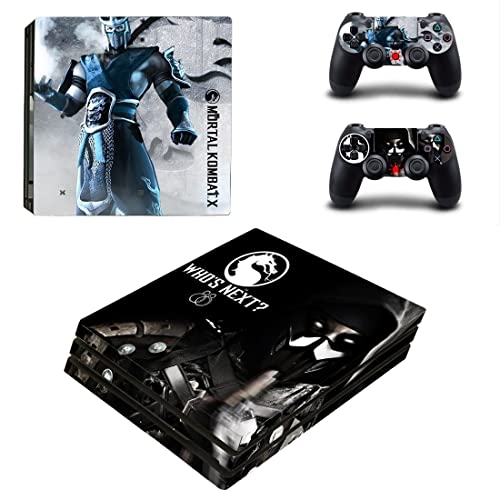 Za PS4 PRO-igru Ninja Mortal Best War Kombat X PS4 ili PS5 skin naljepnica za PlayStation 4 ili 5 konzolu i kontrolere naljepnica Vinyl DUC-1788
