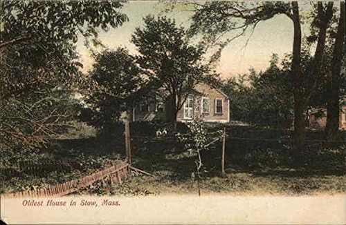 Najstarija kuća Stow, Massachusetts ma originalna antička razglednica