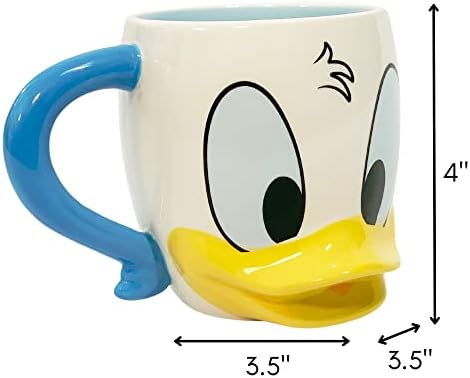 Disney Donald Duck šolja, veliki 16 oz. Keramička šolja za čaj ili kafu