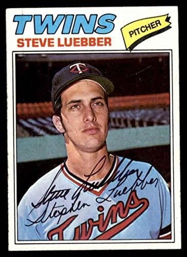 1977. apps # 457 Steve Luebber Minnesota Twins Twins