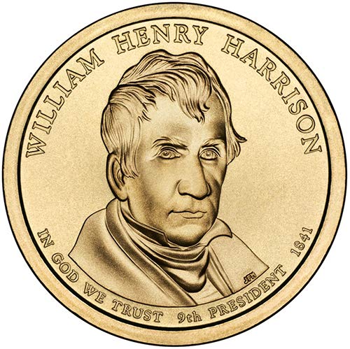 2009. D pozicija satena završnica William Henry Harrison Predsjednički dolar izbora Necirkulirano američko metvica