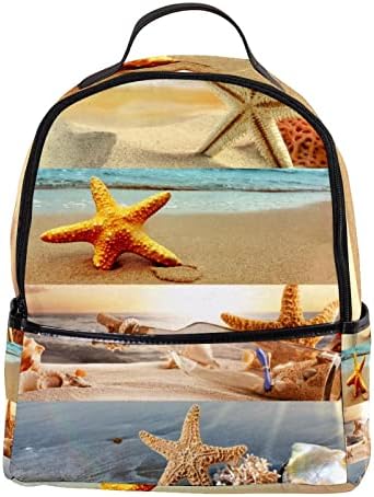 VBFOFBV ruksak za laptop, elegantan putni ruksak casual pasiva za ramena za muškarce, žene, plaže zvijezde ljetne školjke
