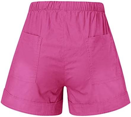 Lagane kratke hlače za žene Casual Baggy Trendy kratke hlače nacrtavanje elastičnih struka Comfy kratke hlače