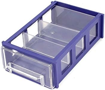 AEXIT plastični dijelovi organizatori alata za držač nosača za skladištenje kućišta kutije za pohranu kućišta plavi bistri