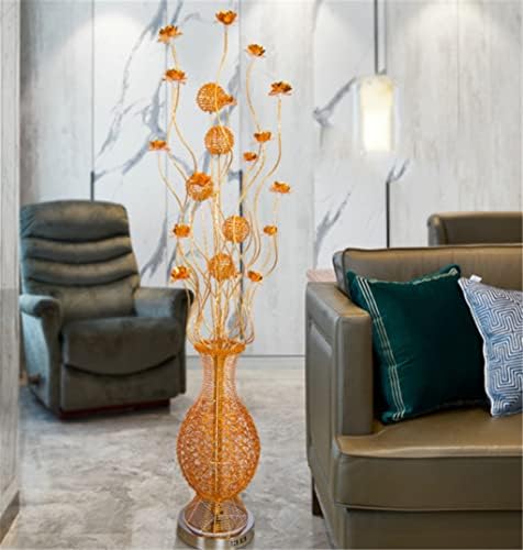 Mgwye rustikalni ukrasni dnevni boravak Podna svjetiljka Studija spavaća soba personalizirana svjetiljka za vazu ručno izrađena zlatna poklon LED svjetiljke