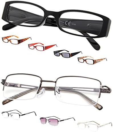GR8Sight Retro čita za čitanje uključuju sunčane naočale žene i muškarce paket +1,25