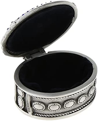 Chys vintage metalna legura nakit kutija za prstena zvona za božićno rođendan poklon prsten ogrlica poklon kutija kolekcija