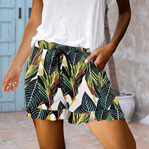 Žene ležerne kratke hlače za vuču Elastična struka Lagane kratke plaže sa džepom Modna odjeća 2023
