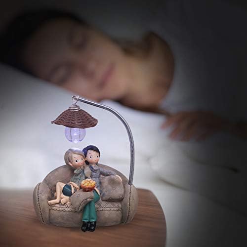 Veemoon lampa Noćna noćna lampa stoni crtani film Dječija skulptura spavaća soba polica rasadnik za Stolna svjetla za zabave Loving