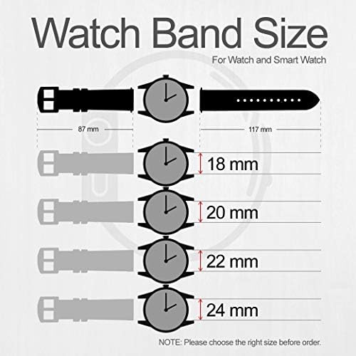 CA0520 Šarene akvarelne kožne i silikonske pametne trake pametnog satova za ručni sat Smartwatch Smart Watch veličine