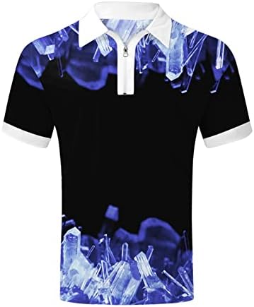 2023 Nova muška ljetna digitalna 3D štampanje modnog postera za odmor plaža rever sa majicom s kratkim rukavima majica