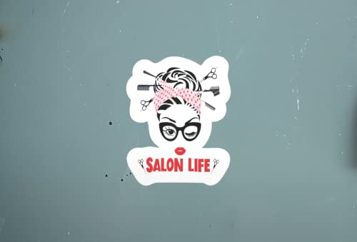 Salon Life Kozmetologija Frizerski salon kozmetički stilista Makeup Hair Messy Bun Travel Inspirational Women Girl CS1309-2PK