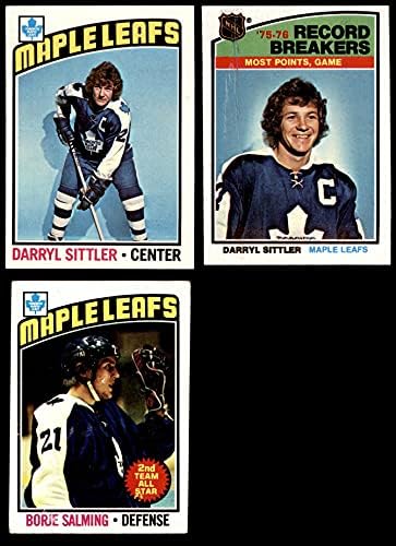 1976-77 Topps Toronto Maple list Team Set Toronto Maple List VG / Ex Maple list