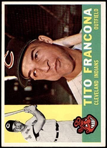 1960. topps 30 Tito Francona Cleveland Indijanci Ex / MT Indijanci