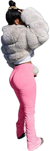 Mmknlrm Ženska vježba Joggers Hlače Gradilište Yoga Sport naslonjene tajice Materinske zimske hlače za žene