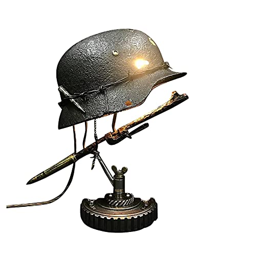 Istorija retro ratne relikvije Modeliranje lampica 2021 Nove stolne lampe za spajanje noža za kacige za ukrase za uređenje doma