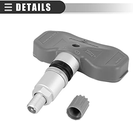 Motoforti senzor tlaka u gumama, 315MHz Senzor nadzora tlaka guma za praćenje Chevy Corvette 2005-2009, plastična metalna guma, 25758220,