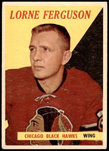 1958 TOPPS 55 Lorne Ferguson Chicago Blackhawks VG / Ex Blackhawks