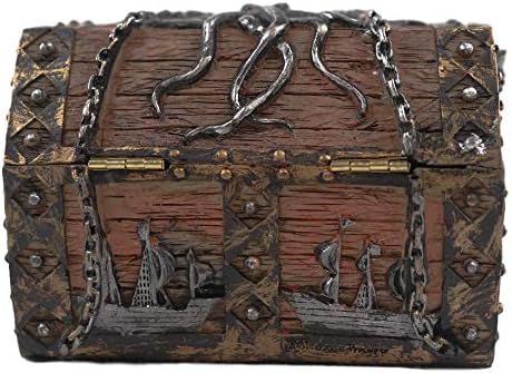 EBROS poklon Karipska mitska krakeno hobotnice gusarska ukleta laka lubanja ukrasna blaga kutija nakit u obliku kutije u obliku sanduka