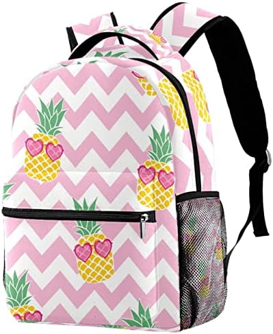 Ananas Ljeto Žuti voćni ruksaci Dječaci Djevojke školske torbe za knjige Pješački pješačenje Kamp Daypack Ruccsack