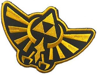 Zelda Hyrule Crest Wing Triforce Vojna kuka TAKTIKA MORALE EMZOIDED PATCH