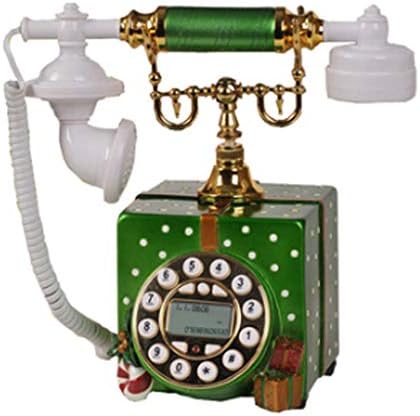 N / A Antique Telefon, Fiksni digitalni vintage Telefon Klasični europski retro fiksni telefon kabeliran sa visećim slušalicama za kućni hotelski uredski dekor