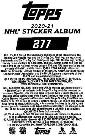 2020-21 TOPPS NHL naljepnica 277 Juuse Saros Foil Nashville Predators hokejaška naljepnica
