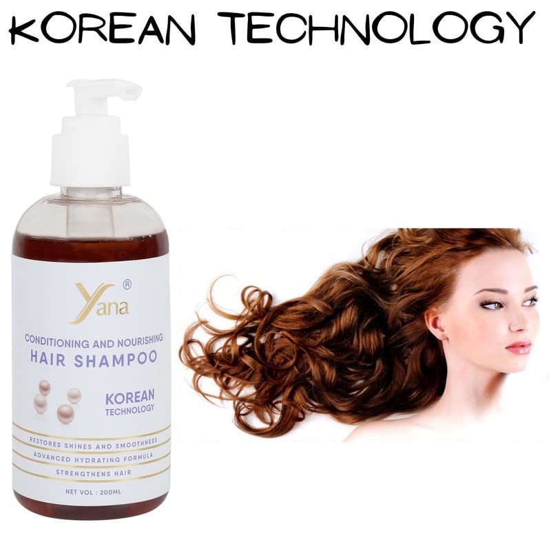 Yana šampon za kosu s korejskim tehnologijom biljni šampon za kontrolu pada kose i rast kose