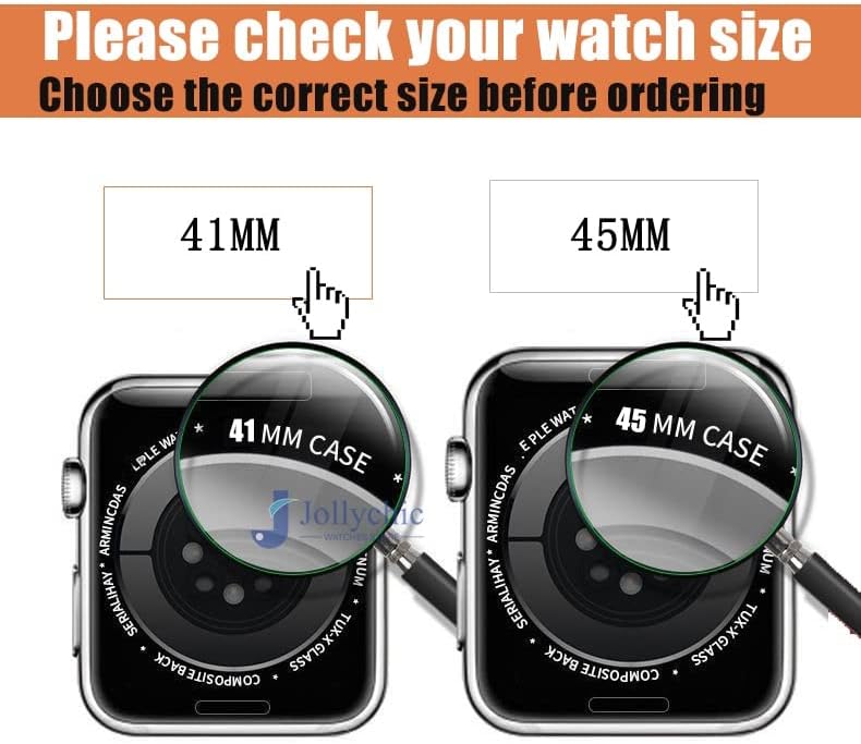 FKIMKF luksuz za Apple Watch Band Case Modication Kit 45mm 44mm 41mm 40mm Carbonska vlakna Keramička futrola za iWatch 8 7 6 SE 5