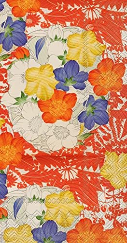 Boston International IHR 3-slojni papir salvete, veličine 16 brojeva, Kimono Cvijeće