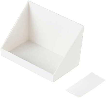 SM Sunnimix Organizator kutije, posuda za zid za kontejner zaslon za viseće plutajuće police za sobu, bijeli