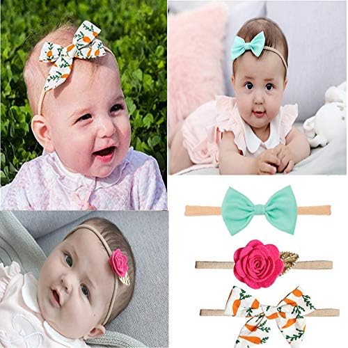 30 kom trake za glavu za djevojčice i lukovi za bebe novorođeni mali mališani Baby Headbands Dodaci za kosu Baby Gifts