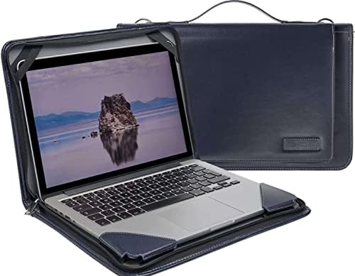 Bronel Blue Coatherski laptop Messenger futrola - kompatibilan sa Lenovo IdeaPad 3 15ADA05 15.6 ''
