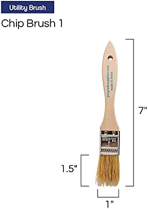 Pro Grade Chip Paint Brushes-96-Pack-1& 34; Chip četke za boje, boje, lakovi, ljepila, & amp; Gesso-Home Improvement-enterijer &