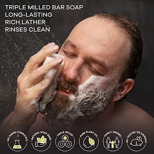 Australijski Botanički sapun | muški Paket sapuna / Body & Bar za bradu / Organica Shea Butter | Nautral Ingredient Bar sapun za muškarce