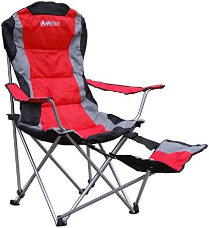 Vanjska Quad stolica za kampiranje-lagana, prijenosni sklopivi dizajn-podesivi oslonac za noge, držač za čaše, torba za nošenje - izdržljiv materijal, čelični okvir-by GigaTent