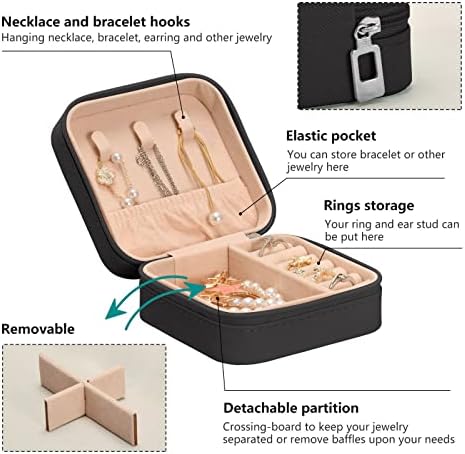 Kigai kožna kutija za nakit Prekrasna suncokreta prijenosna torba za zaštitu od nakita za putovanja, minđuše za male prstena Organizator Ogrlice za žene za žene djevojke