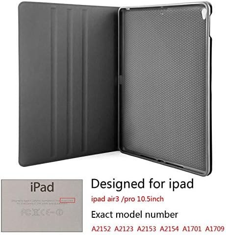 Zaštitna iPad CASE poklopac ostaje osvijetljena cigara kompatibilna s iPad Air3 10,5 inčnim, zaštitnom futrolom sa PU kožom, automatsko
