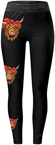 Američki zastavačke gamaše Žene visokog struka Patriotske američke zastave Jogger Hlače Fitness Lagane atletske pantalone