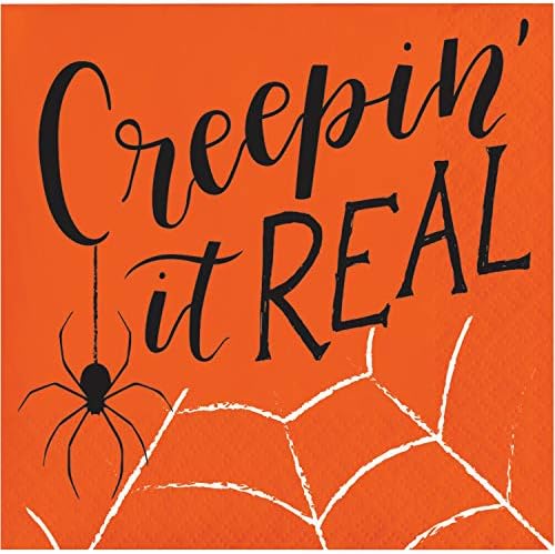 Kreativno pretvaranje Creepoin IT pravi Halloween napitak salvete, 5 , višebojna