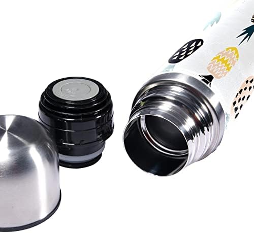SDFSDFSD 17 oz Vakuum izolirane boce od nehrđajućeg čelika Sportska kavana Putna krigla Flask originalni kožni omotani BPA besplatni,