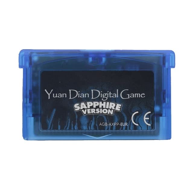 Pokeon kartica za igru GBA serija Eng ili ESP jezik Advance klasična kolekcija igara video igra Kartridž konzola kartica NDSL GB GBC GBM GBA SP-SAPPHIRE ESPANOL
