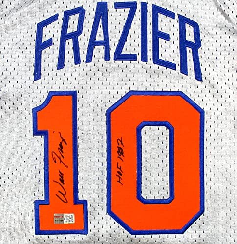 Walt Frazier potpisao je autografiranu New York Knicks 1969-70 Mitchell & Ness Jersey upisani HOF 1987 Tristar